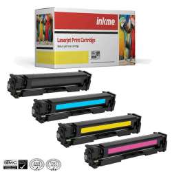 HP 410A (CF410A)- PACK  de 4 toners génériques  (couleurs)