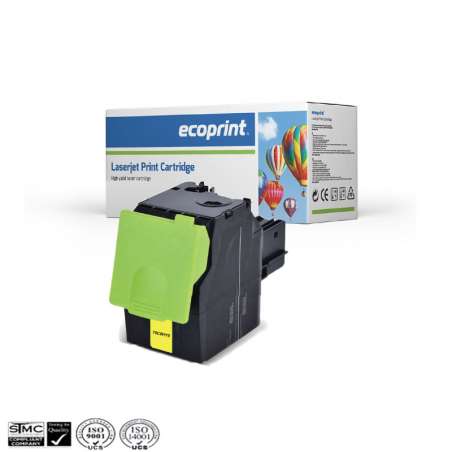 Toner Lexmark (70C80Y0) - Jaune