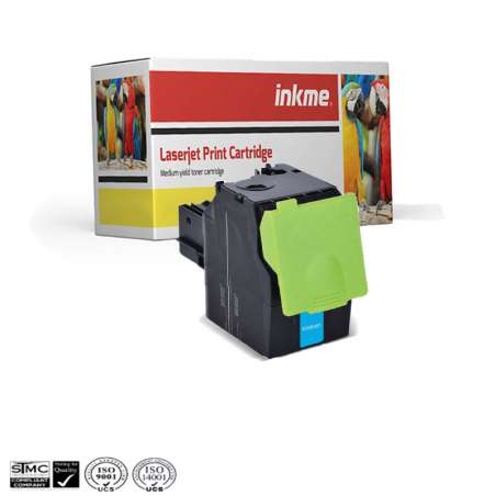 Toner LEXMARK (70C8HC0 ) - Adaptable (BLEU)