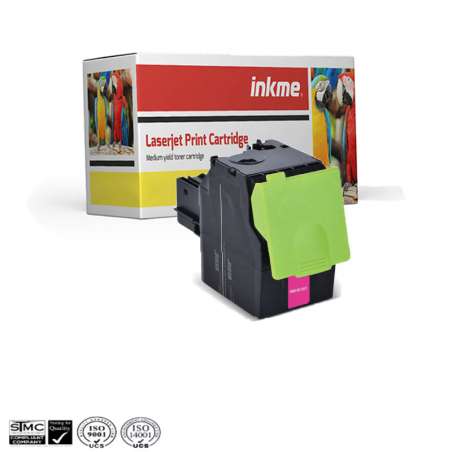 Toner LEXMARK (80C80M0) Adaptable - Rouge