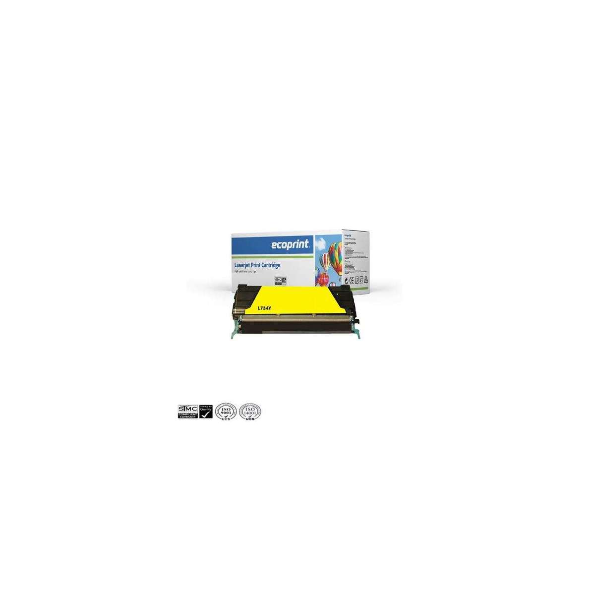 Toner Lexmark  (C734A1YG) - JAUNE