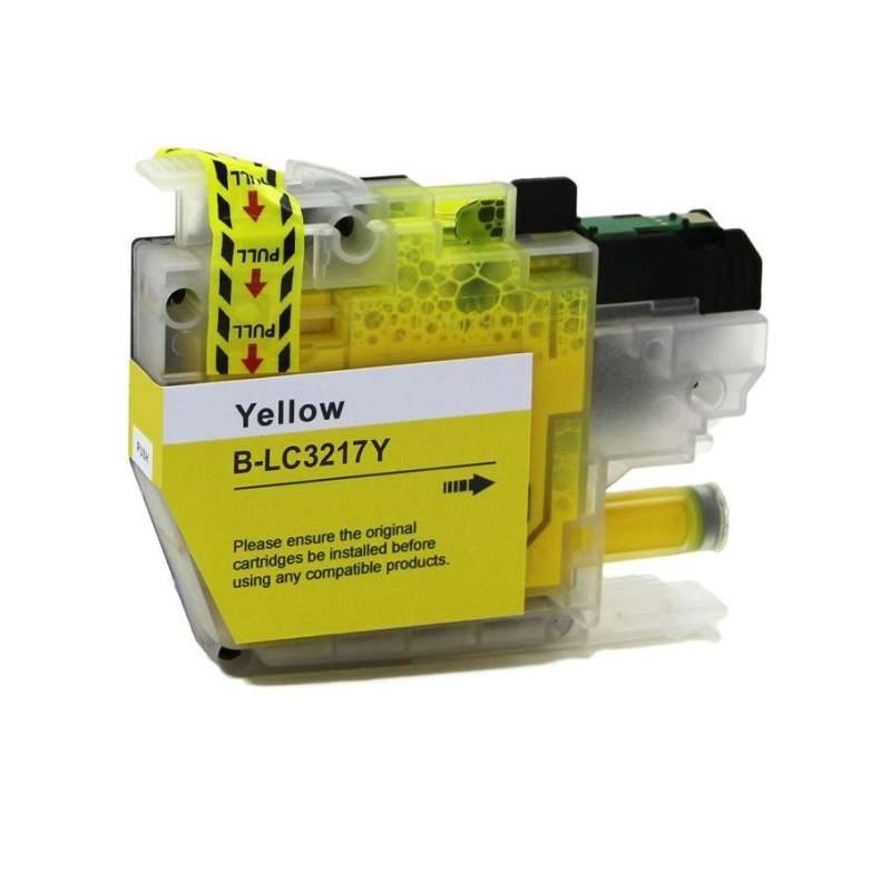 Cartouche d'encre BROTHER LC3217 adaptable - jaune