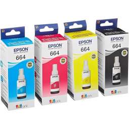 PACK 4 BOUTEILLE D’ENCRE EPSON - T664 - epson tunisie