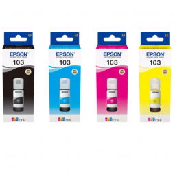 Pack Bouteille d’Encre adaptable EPSON - Imprimante couleur Tunisie