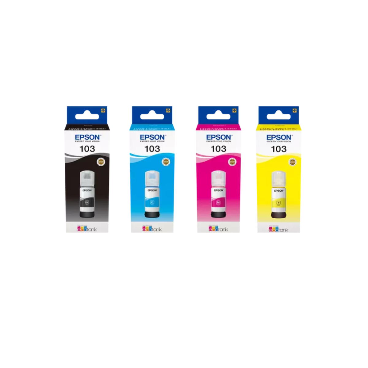 Pack Bouteille d’Encre adaptable EPSON - Imprimante couleur Tunisie