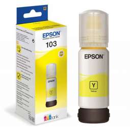 EPSON BOUTEILLE D'ENCRE ORIGINAL ECOTANK 103 - JAUNE