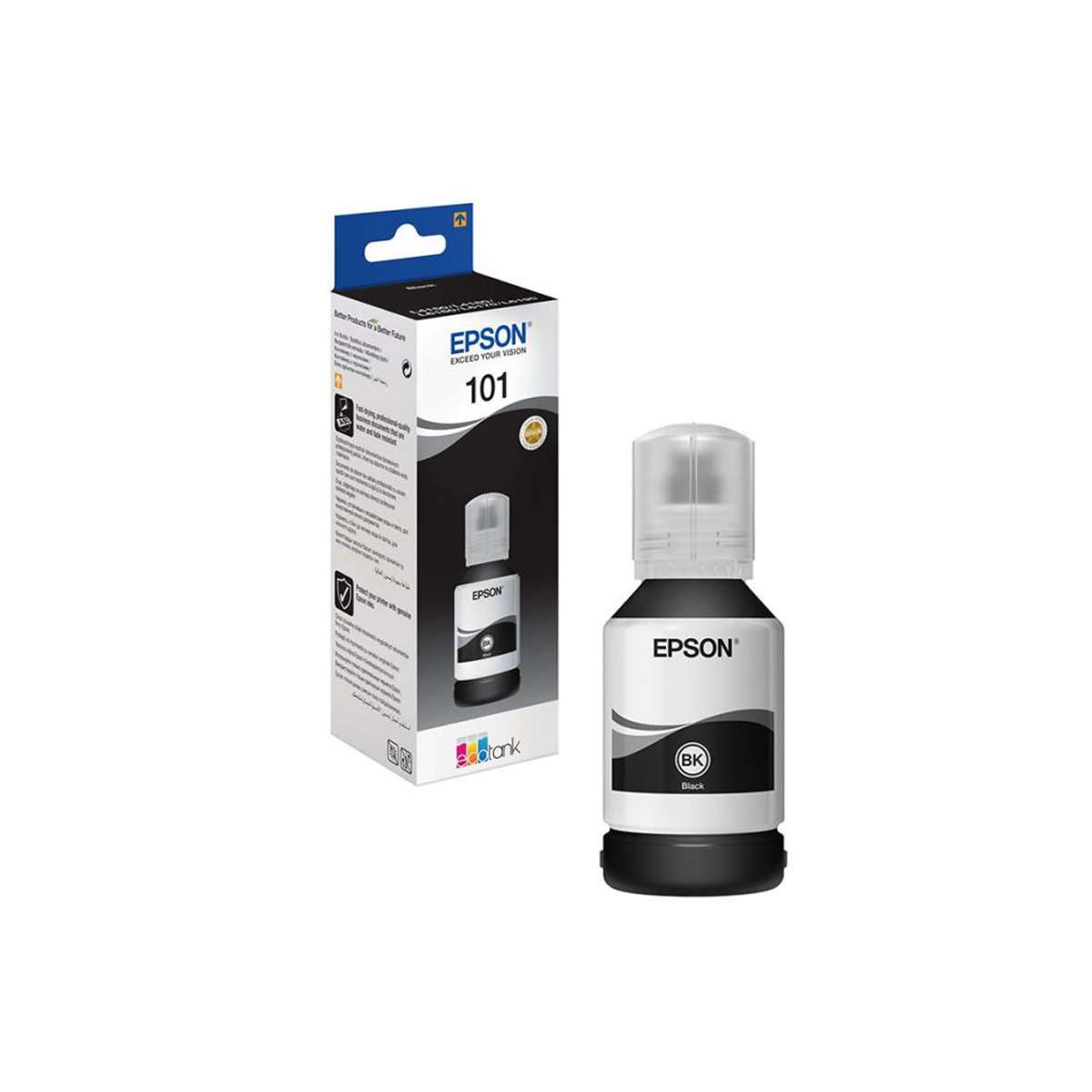 BOUTEILLE D'ENCRE EPSON 101 (C13T03V14AA)  - NOIR