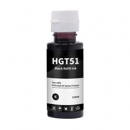 Bouteille d'encre HP GT51 Adaptable - Noir