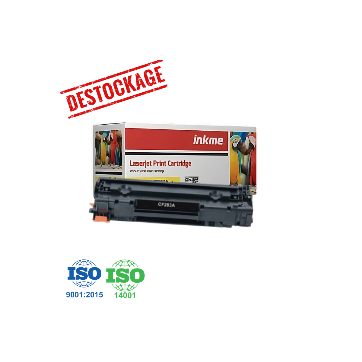 Toner HP 83A Laser (CF283A) adaptable - NOIR