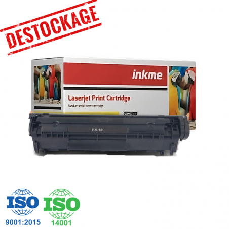 Toner CANON FX10 (0263B002) Adaptable - Noir