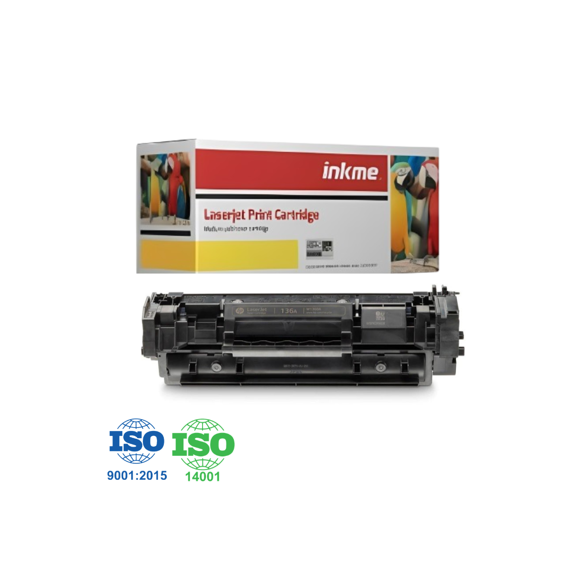 Toner HP 136A adaptable W1360A - Noir