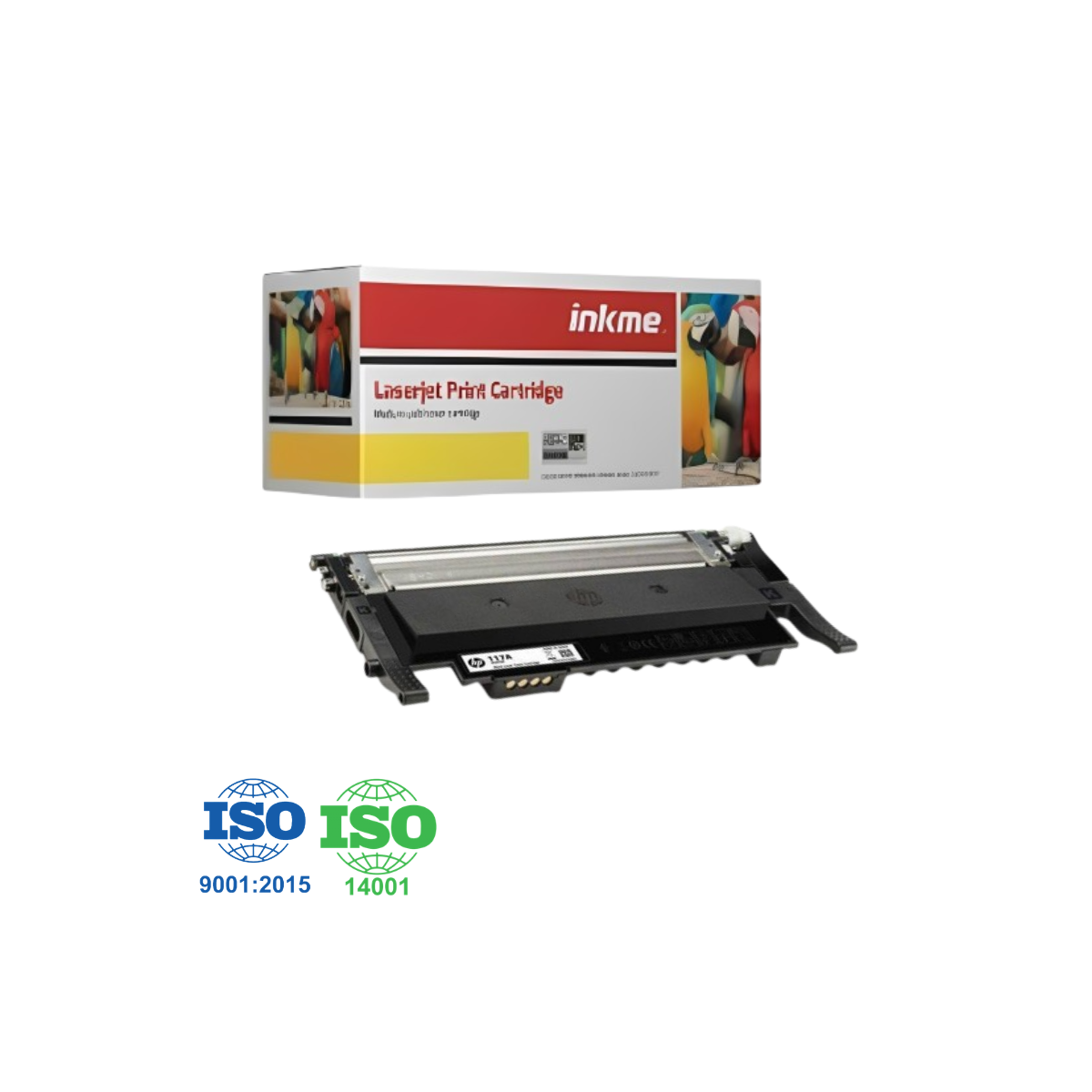 Toner Laser HP  117A (W2070AP)  Adaptable  - Noir