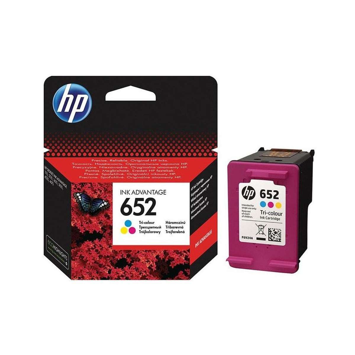 Cartouche Jet d’encre HP 652 - Couleurs
