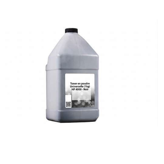 Toner en poudre Universelle (1kg) HP 4000 - Noir