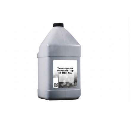 Toner en poudre Universelle (1kg) HP 4000 - Noir