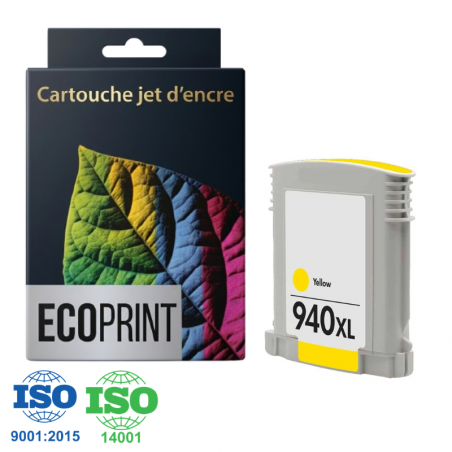 Cartouche d'encre HP 940XL Adaptable - Yellow