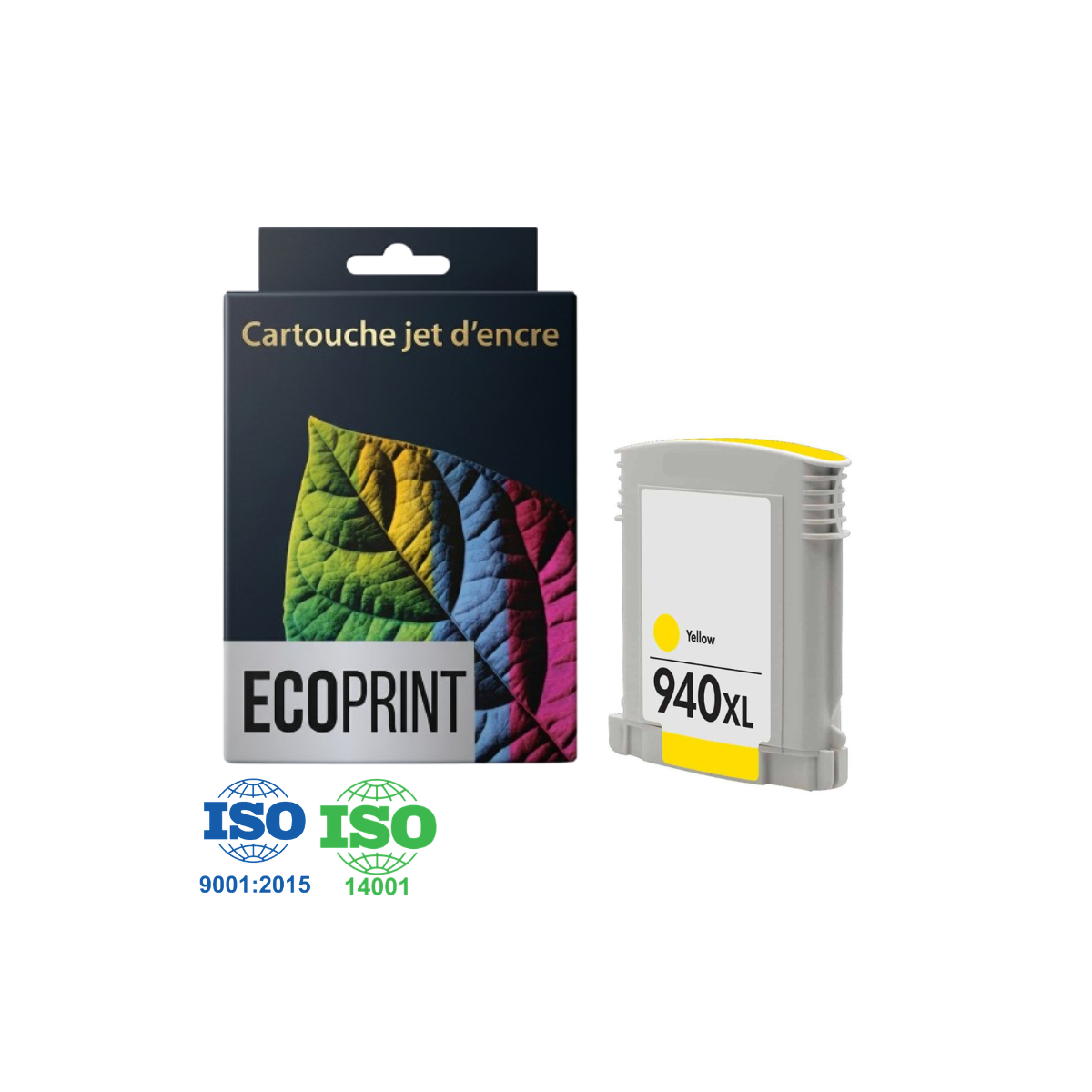 Cartouche d'encre HP 940XL Adaptable - Yellow
