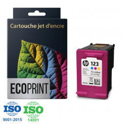 Cartouche d'encre HP 123 - Couleurs