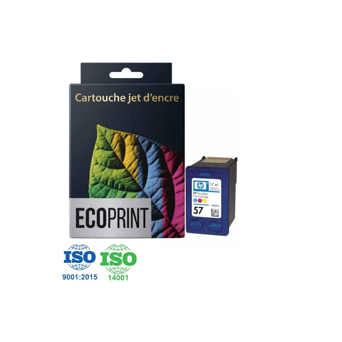 Cartouche HP 57 (C6657AE) adaptable - Couleur