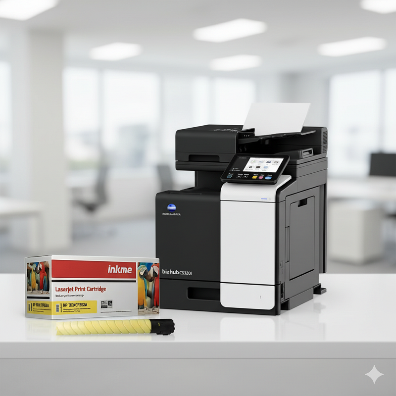 Toner jaune compatible Konica Minolta TN324Y